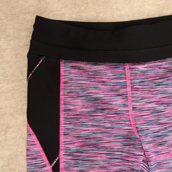 ABS Leggings Compression Heather Pink Yoga Allen Schwartz Women's Size Medium - Picture 2 of 12